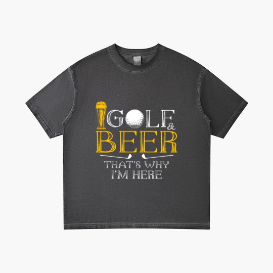Discover Golf and Beer Joke Dad Gradient T Shirts Funny Beer And Golf Lover Gift - Drinking Beer And Playing Golf Great - Gradient T Shirts