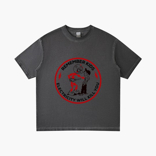 Discover Super 70S Sports Merch Remember Kids Electricity Will Kill You - Remember Kids Electricity Will Kill You - Gradient T Shirts