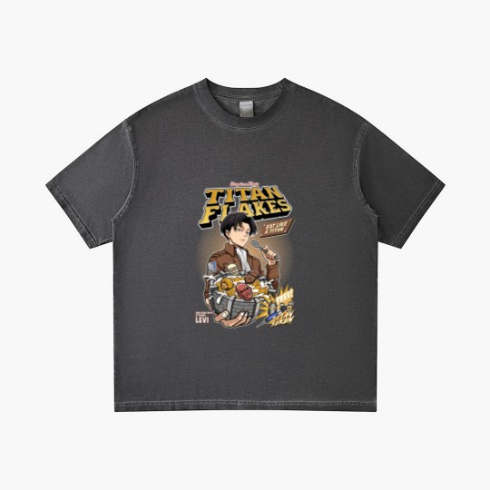 Discover Titan Flakes Shingeki no Kyojin Classic Gradient T Shirts