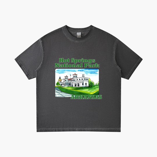 Discover Hot Springs National Park, Arkansas - Hot Springs National Park - Gradient T Shirts