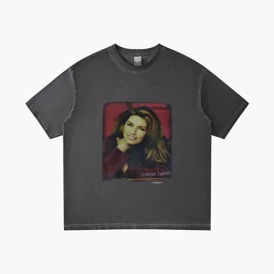 Discover Vintage 1996 Shania Twain Tour Gradient T Shirts, Pop,