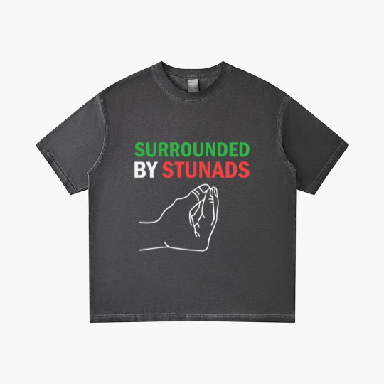 Discover Surrounded by Stunads Funny Italian Sayings Gradient T Shirts