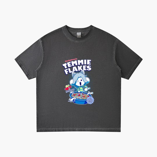 Discover Temmie Flakes! - Undertale - Gradient T Shirts