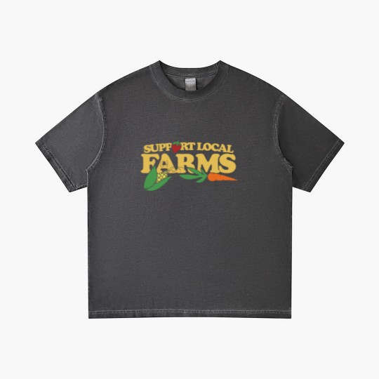 Discover Support Local Farms - Support Local Farms - Gradient T Shirts
