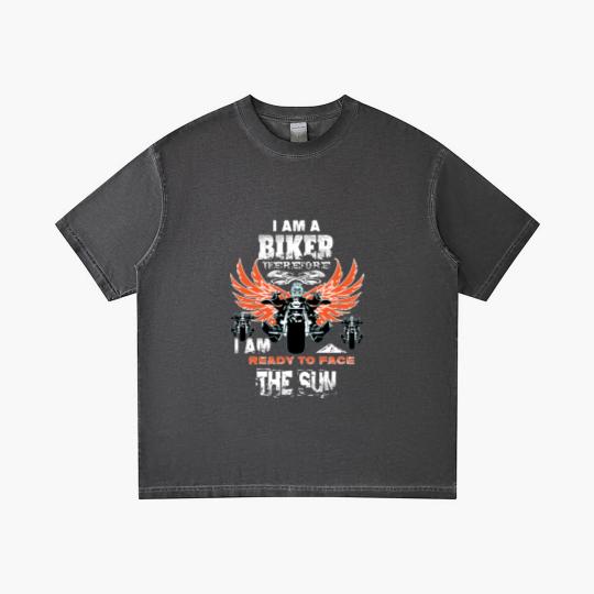 Discover A Biker Gradient T Shirts
