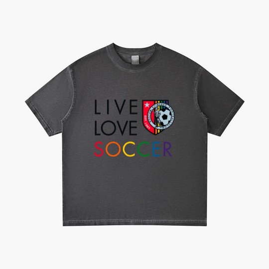 Discover Live Love Soccer - Live Love Soccer - Gradient T Shirts