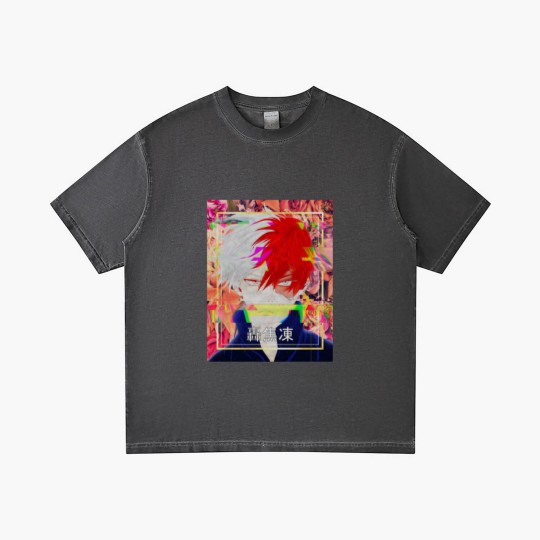 Discover Shoto Todoroki Glitch - Hero Anime - Gradient T Shirts