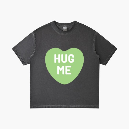Discover Hug Me Green Candy Heart Gradient T Shirts