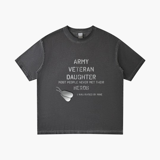 Discover ARMY VETERAN DAUGHTER Gradient T Shirts