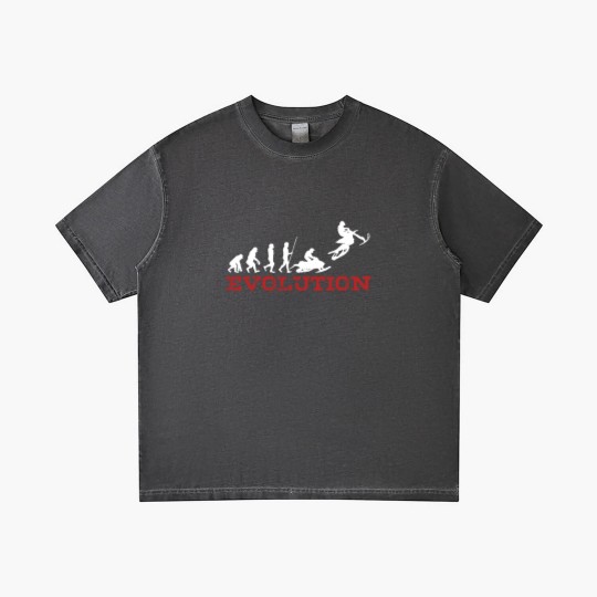 Discover Extreme Snowbike Evolution Snow Bike Sports Gift - Biking - Gradient T Shirts