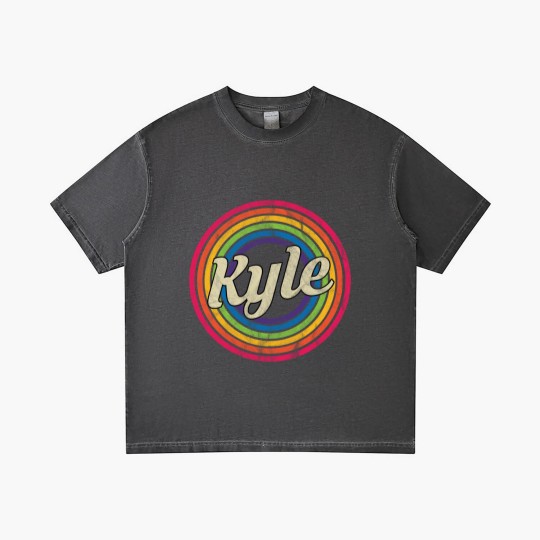 Discover Kyle - Retro Rainbow Faded-Style - Kyle - Gradient T Shirts