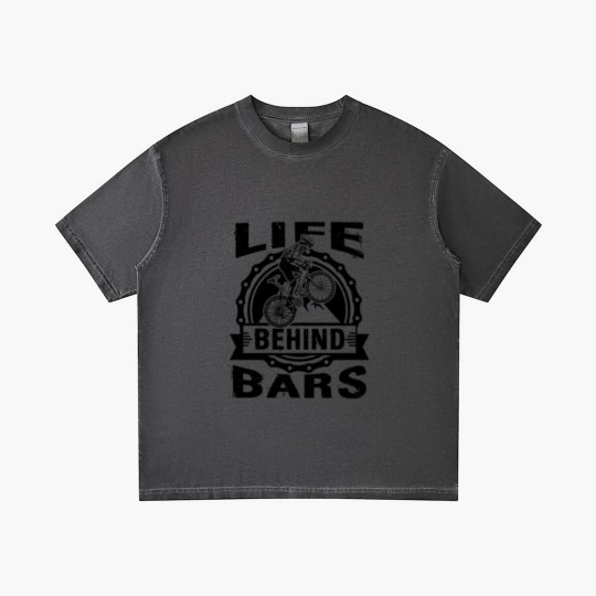 Discover Life Behind Bars Funny Cycling Bicycle Gradient T Shirts
