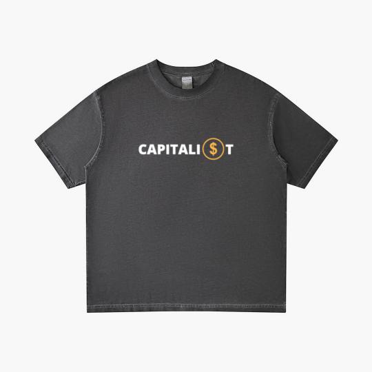 Discover Capitalism And Capitalist Gradient T Shirts
