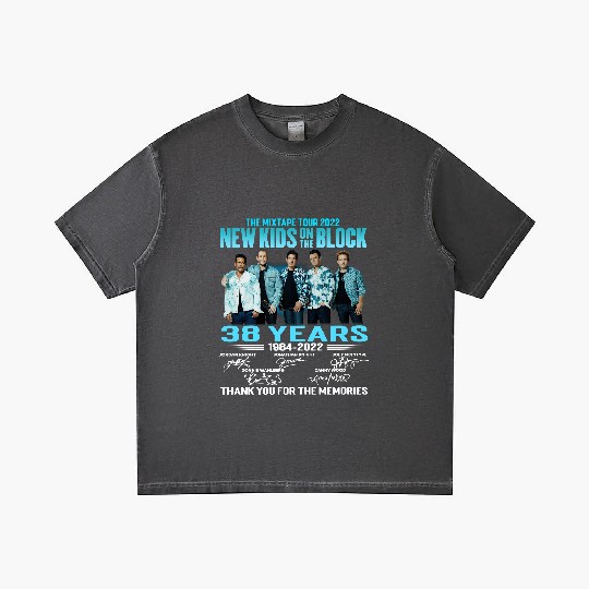 Discover NKOT Block Signture The Memories The MixTape Tour 2022 Gradient T Shirts
