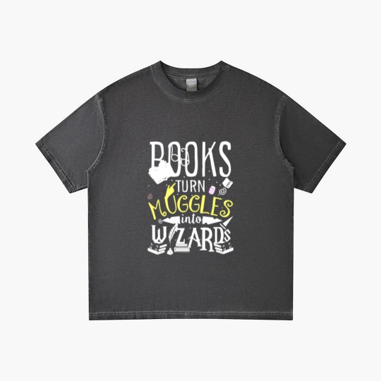 Discover Books turn Muggles into Wizards Gradient T Shirts