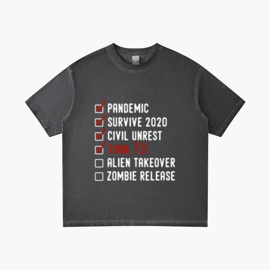 Discover Funny 75th Birthday Gift For 75 Years Old Gradient T Shirts
