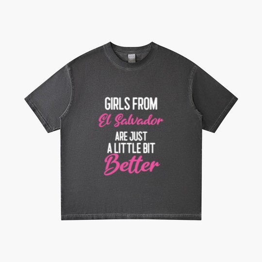 Discover Girls From El Salvador Are Little Bit Better Gradient T Shirts