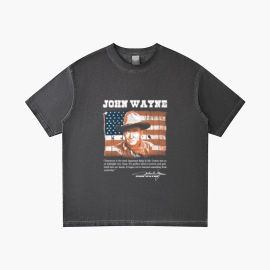 Discover John Wayne - Awesome John Wayne american flag te Gradient T Shirts