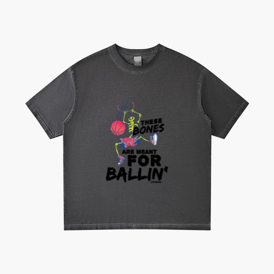Discover Halloween basketball skeleton Gradient T Shirts