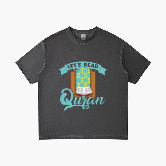 Discover Let´s Read Quran Mosque Islam Allah Prayer Gift Gradient T Shirts