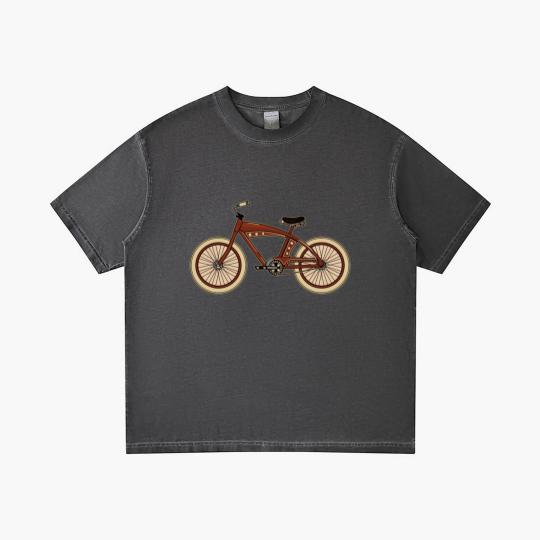 Discover Classic Bicycle Gradient T Shirts