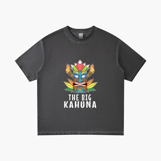 Discover Awesome The Big Kahuna Tiki Gift Print Hawaiian Gradient T Shirts