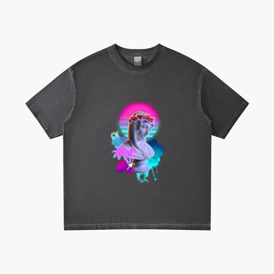 Discover Vaporwave Blessed Mother - Vaporwave - Gradient T Shirts