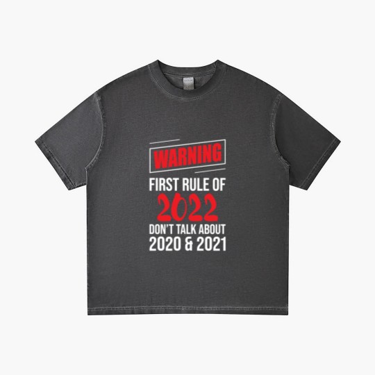Discover Warning First Rule Of 2022 New Year's Eve Happy Gradient T Shirts