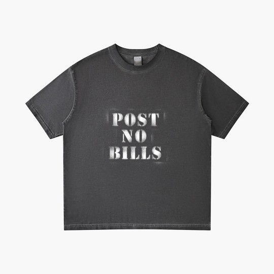 Discover Post no bills (White) Gradient T Shirts
