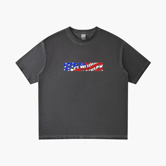 Discover Steelworker America Gradient T Shirts