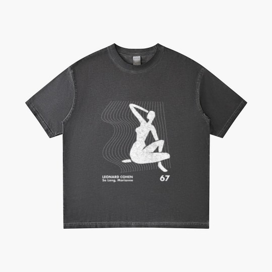 Discover Leonard Cohen / Minimalist Artwork Design - Leonard Cohen - Gradient T Shirts