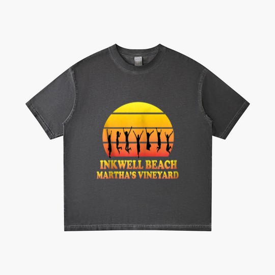 Discover Inkwell Beach Oak Bluffs Martha s Vineyard MA Vint Gradient T Shirts