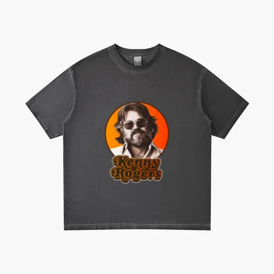 Discover Retro Kenny Rogers Country Tribute Classic Gradient T Shirts