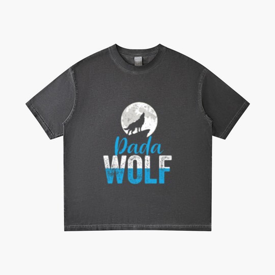 Discover Dada Wolf Funny Matching Family Father s Day Gradient T Shirts