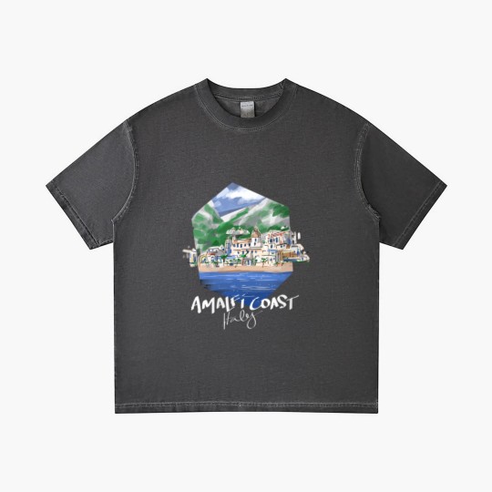 Discover Amalfi Coast Italy Best Place Travel Destination V Gradient T Shirts