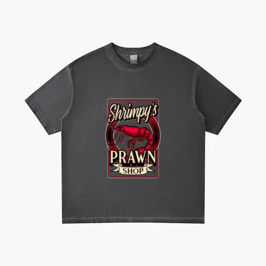 Discover Shrimpy's Prawn Shop Logo. Pawn Shop Prawn Pun Gradient T Shirts