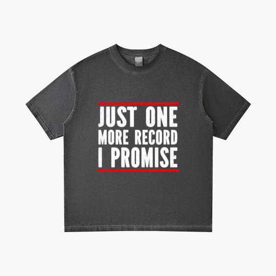 Discover Just One More Record I Promise Gradient T Shirts