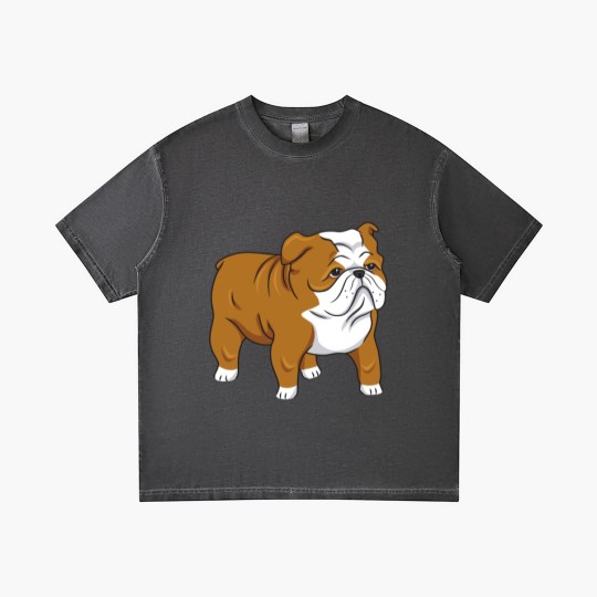 Discover Cute English Bulldog Classic Gradient T Shirts