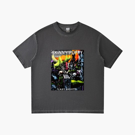 Discover Skinny Puppy Last Rights Vintage Gradient T Shirts