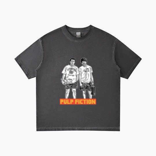 Discover Pulp Fiction Jules and Vincent Gradient T Shirts, Quentin Tarantino Gradient T Shirts