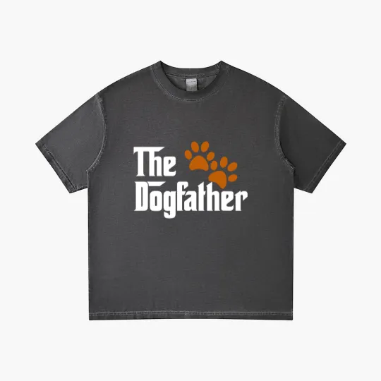 Discover Cool Dog Dad Dog Father Gradient T Shirts The DogFather Gradient T Shirts
