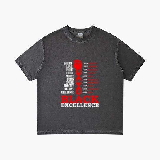 Discover Black Excellence, Black AF Gradient T Shirts