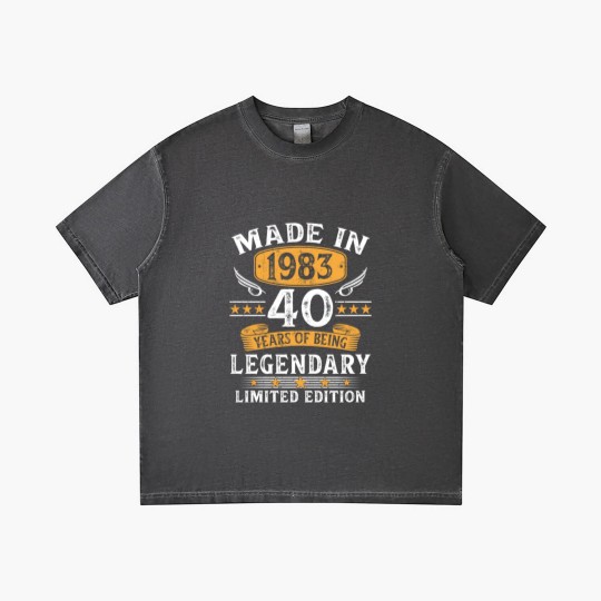 Discover Made In 1983 40 Years Old Gifts 40th Birthday Gradient T Shirts