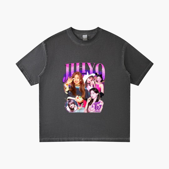 Discover Twice Jihyo Retro Bootleg Gradient T Shirts - Twice Gradient T Shirts - Kpop Gradient T Shirts - Kpop Merch
