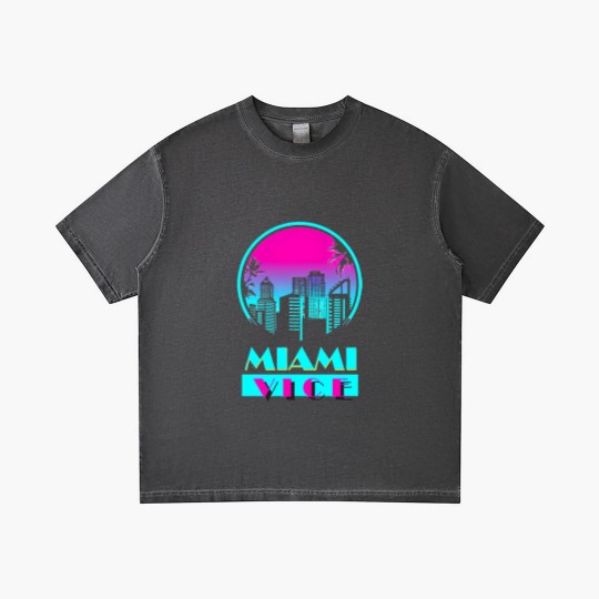 Discover MIAMI VICE Beach Gradient T Shirts
