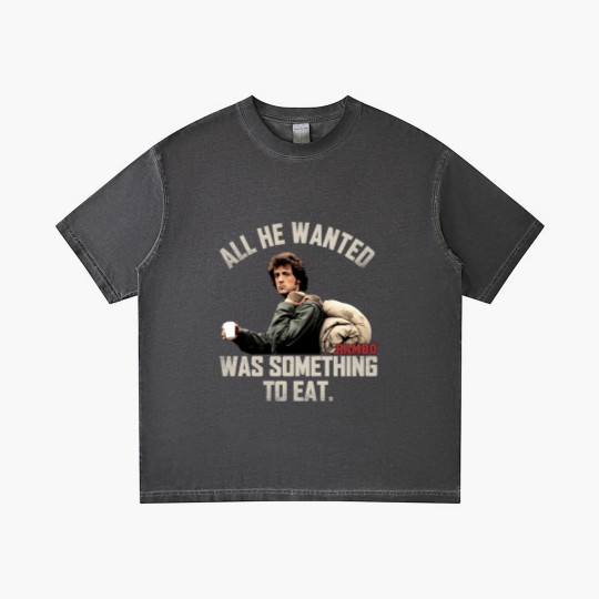Discover Rambo Something To Eat Gradient T Shirts