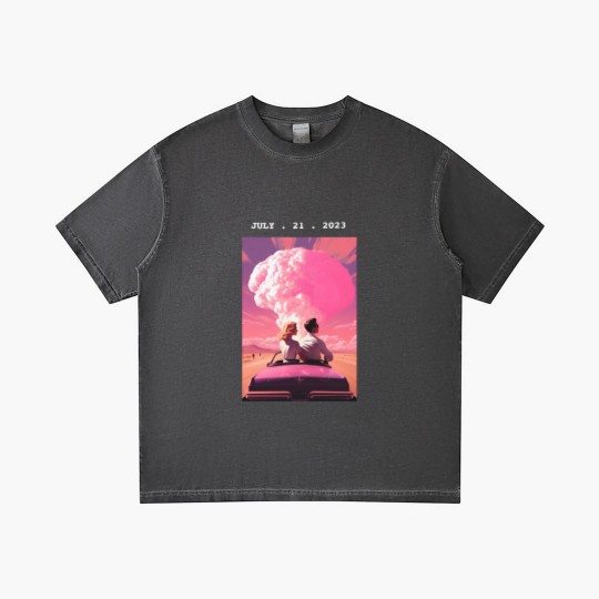 Discover Barbenheimer Barbie Movie Oppenheimer Gradient T Shirts, The Ultimate Double Feature