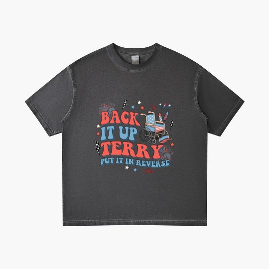 Discover Back It Up Terry Put It In Reverse Gradient T Shirts, Fourth of July Gradient T Shirts