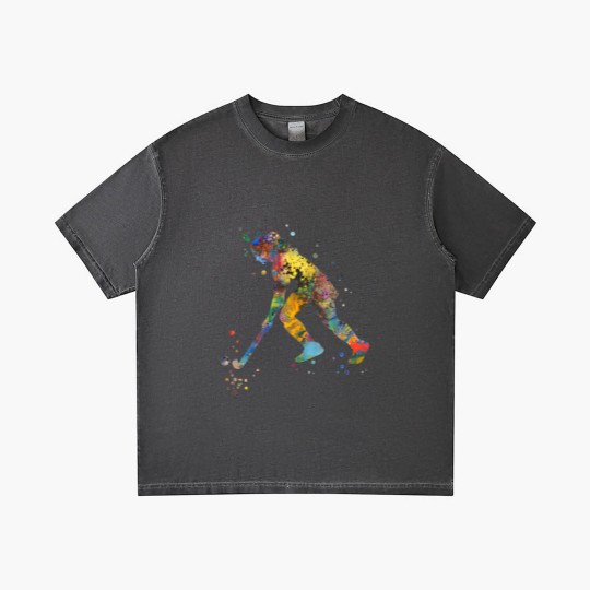 Discover Field hockey girl Gradient T Shirts