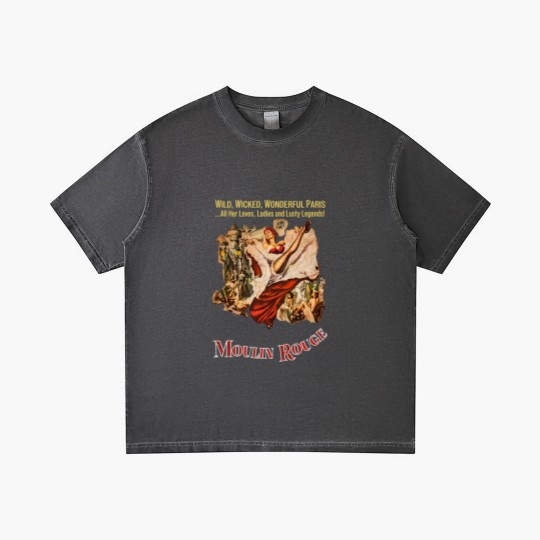 Discover Moulin Rouge V3 Poster Men Gradient T Shirts